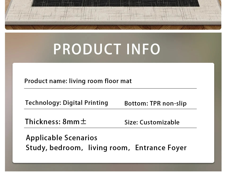 Kitchen Floor Mat Long Rug Non-slip Foot Mats