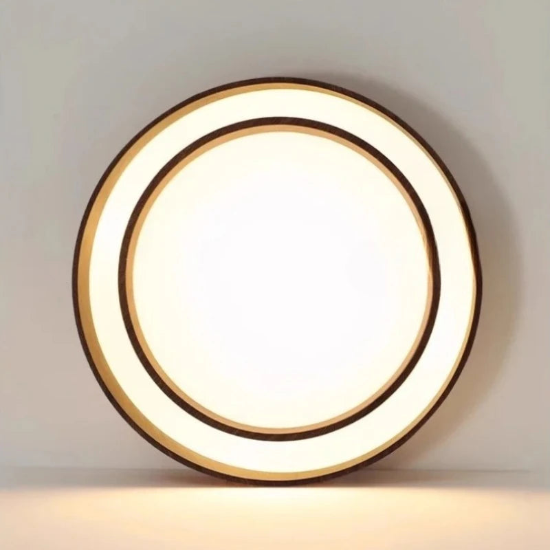 Ceiling Lights, Walnut, Black, Dimmable