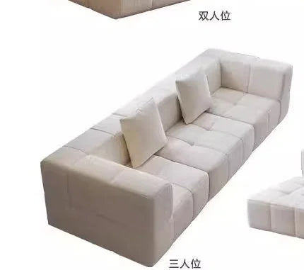 Customizable Fabric Living Room, Marshmallow Sofa