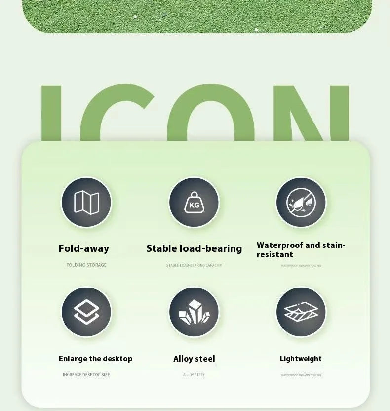 Aluminum Camping Table, Adjustable Height Fast Setup