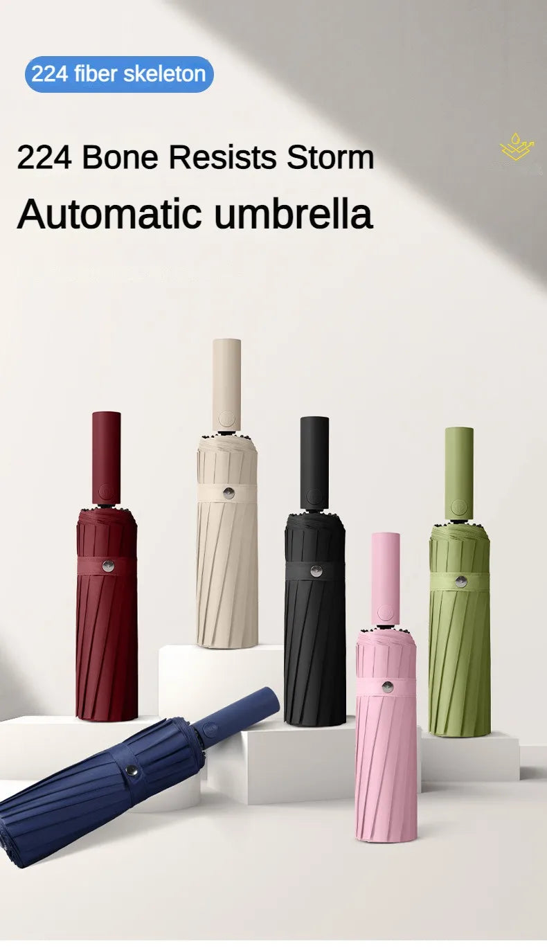 Automatic Folding Large Strong Parasol Umbrellas