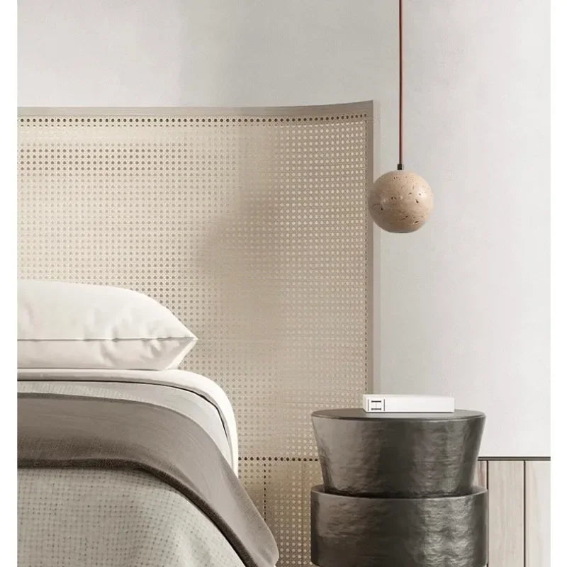 Stone Pendant LED Lamps, Bedroom, Bathroom, Dining Room