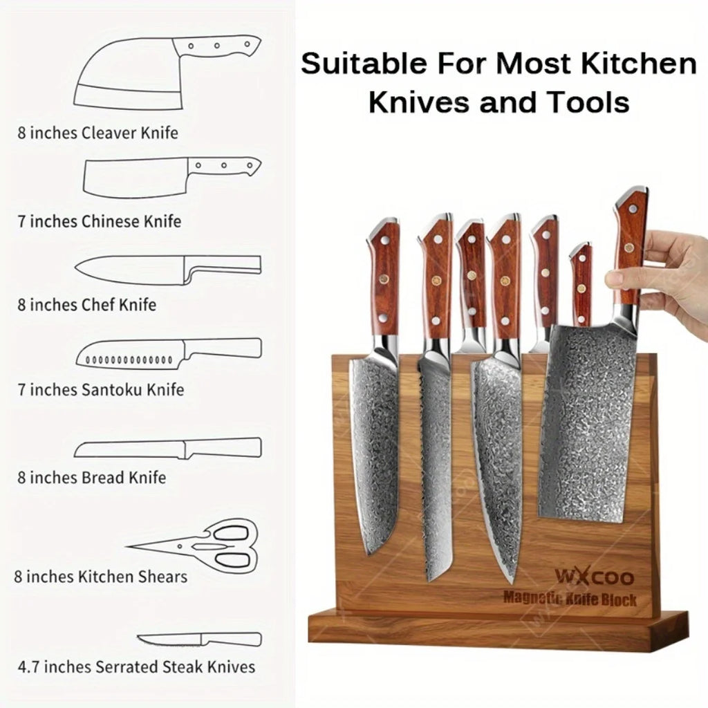 1PCS 6PCS 7PCS Professional Stainless Steel Chef Knife Set