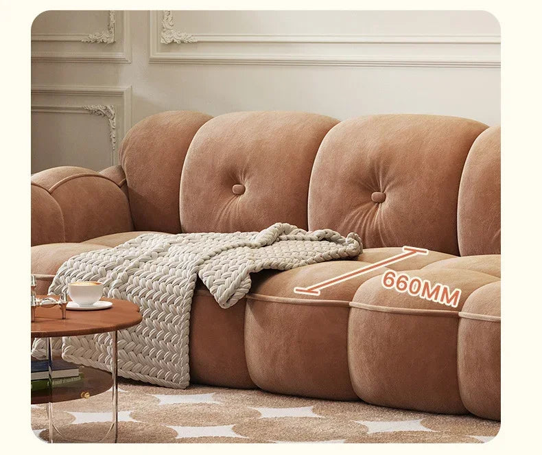 Brown Living Room, Small Apartment, Marshmallow Cloud Sofa