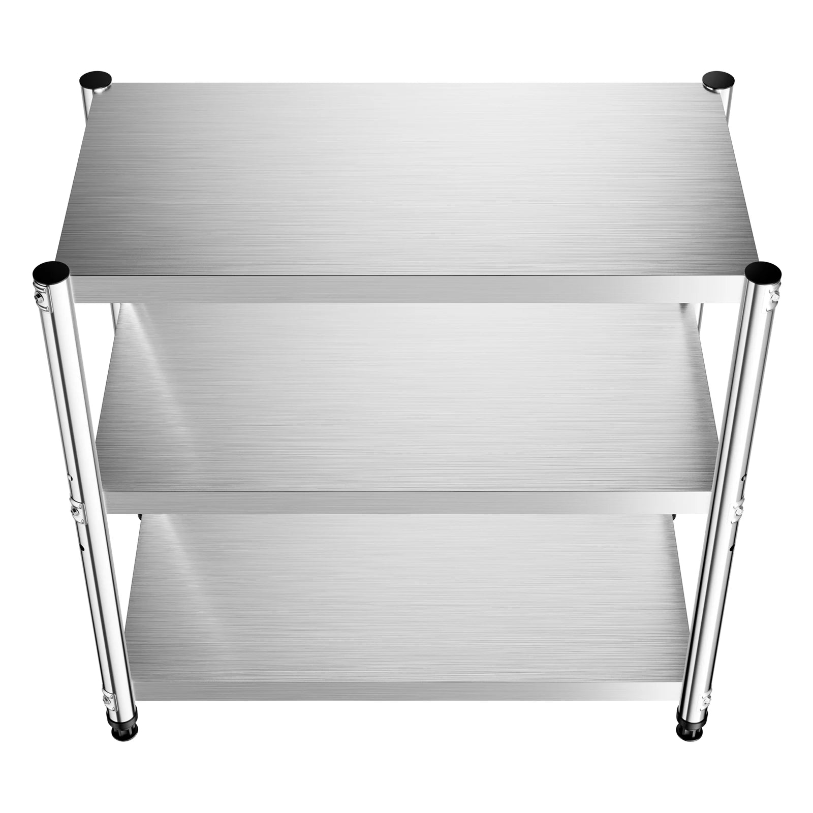Stainless Steel Storage Rack,3-Tier Multi-functional Shelf