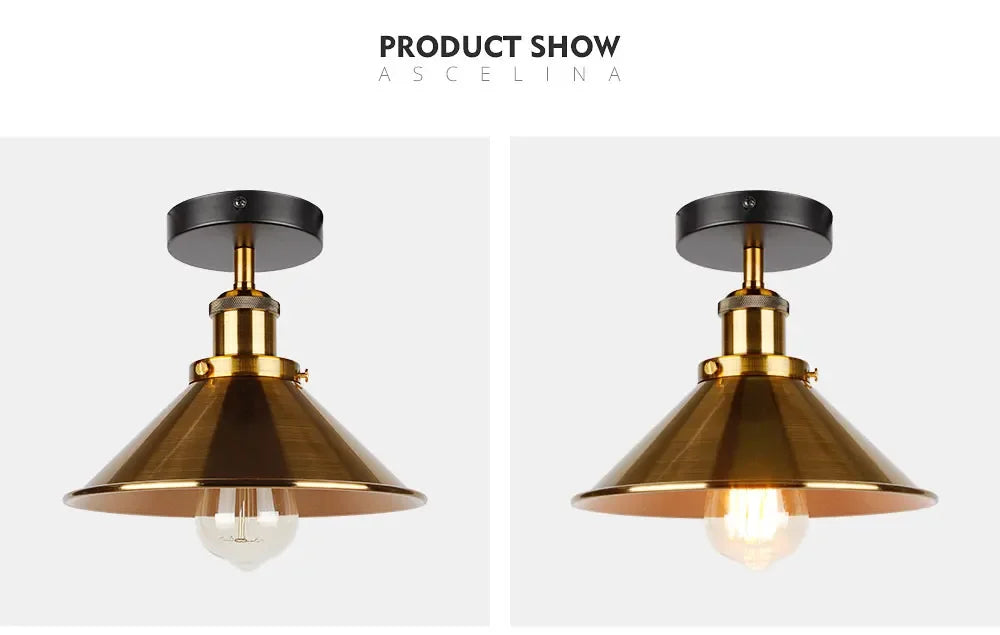 Ceiling Light vintage, Retro Loft ceiling