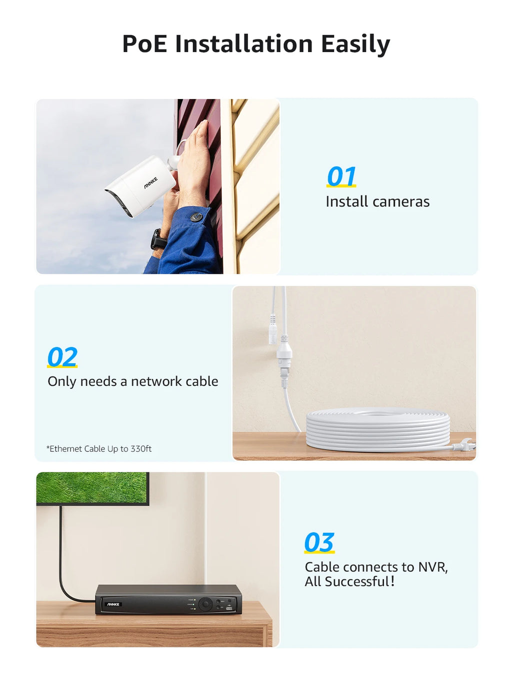 Video Surveillance System CCTV 2-Way Audio Recording