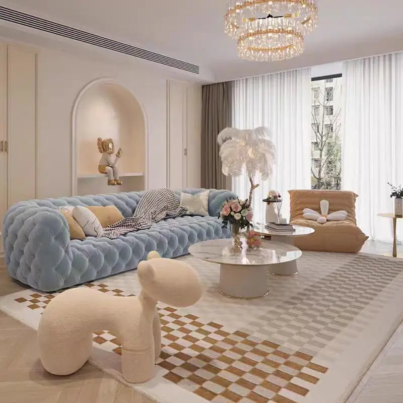 Living Room Sofa Modern Luxury White