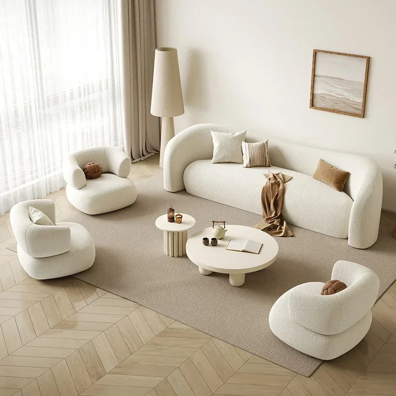 living room Sofas minimalist, Fabric