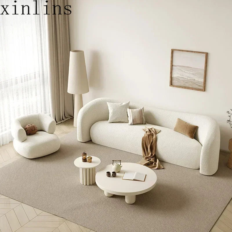 living room Sofas minimalist, Fabric