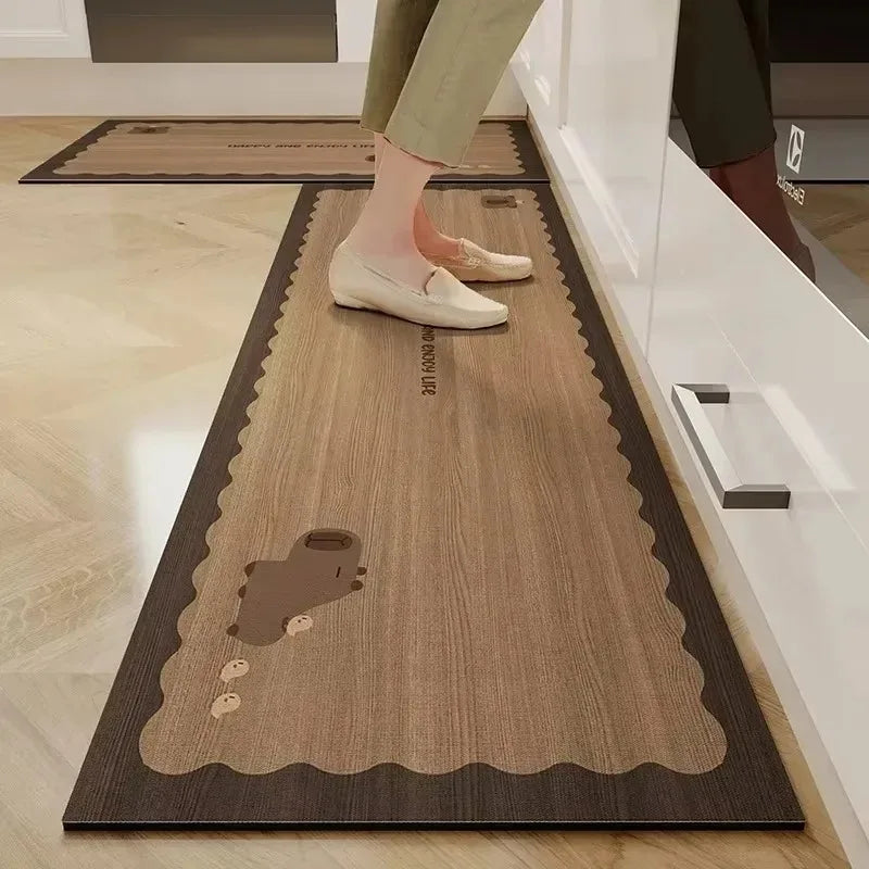Waterproof Non-slip wood Grain Carpets