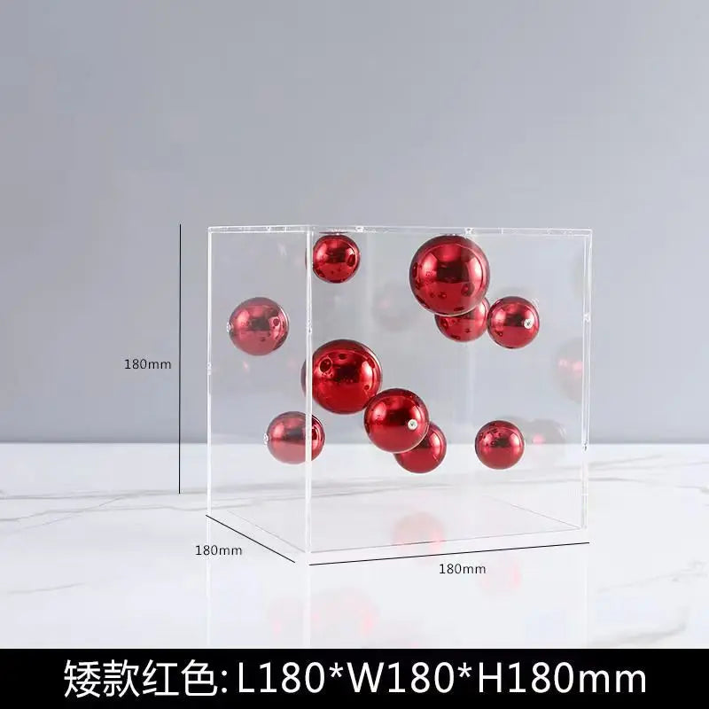 Acrylic Cover Sphere Decoration, Living Room Home Decor