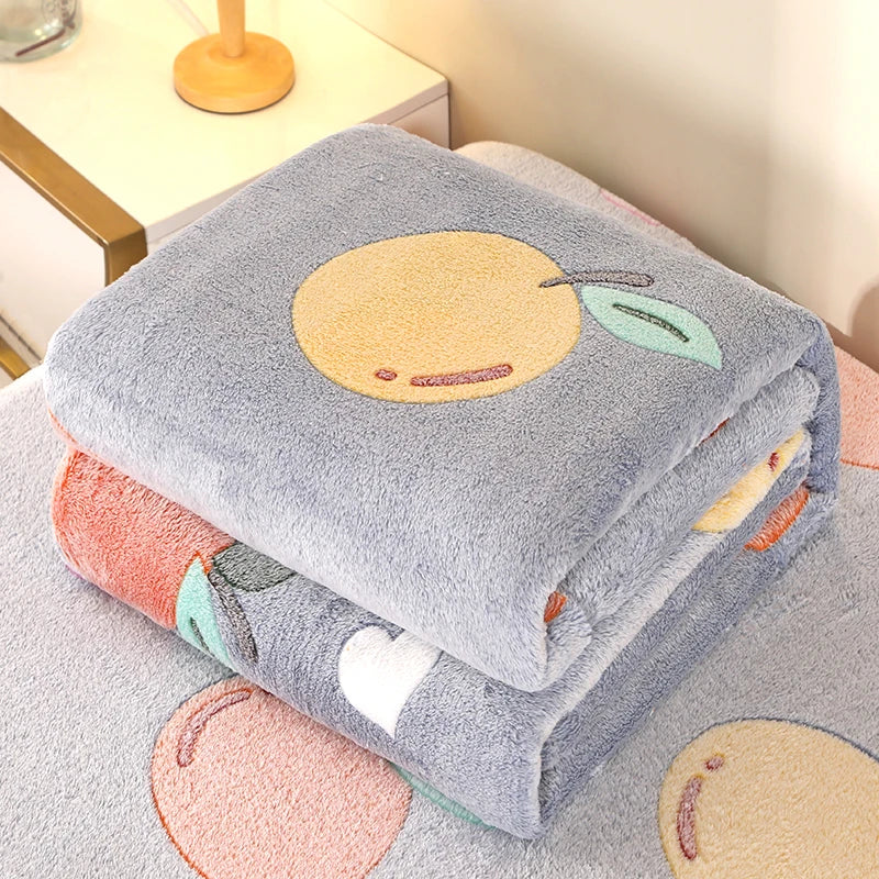 Floral Fleece Blanket, Various Colors, Patterns, Sizes