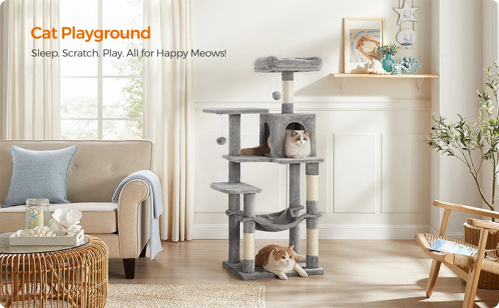 56.3-Inch Cat Tower for Indoor Cats
