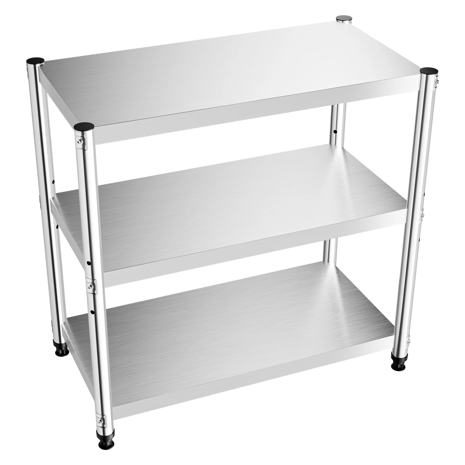 Stainless Steel Storage Rack,3-Tier Multi-functional Shelf