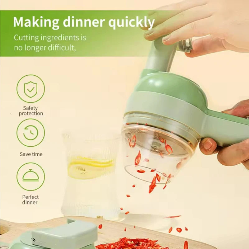 Wireless Electric Garlic Masher. Food Chopper. Meat Grinder