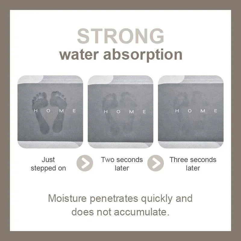 Marble Printed Floor Mat Bathtub Rug