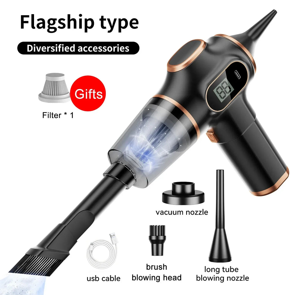 5 in1 Wireless Automobile Portable Vacuum Cleaner
