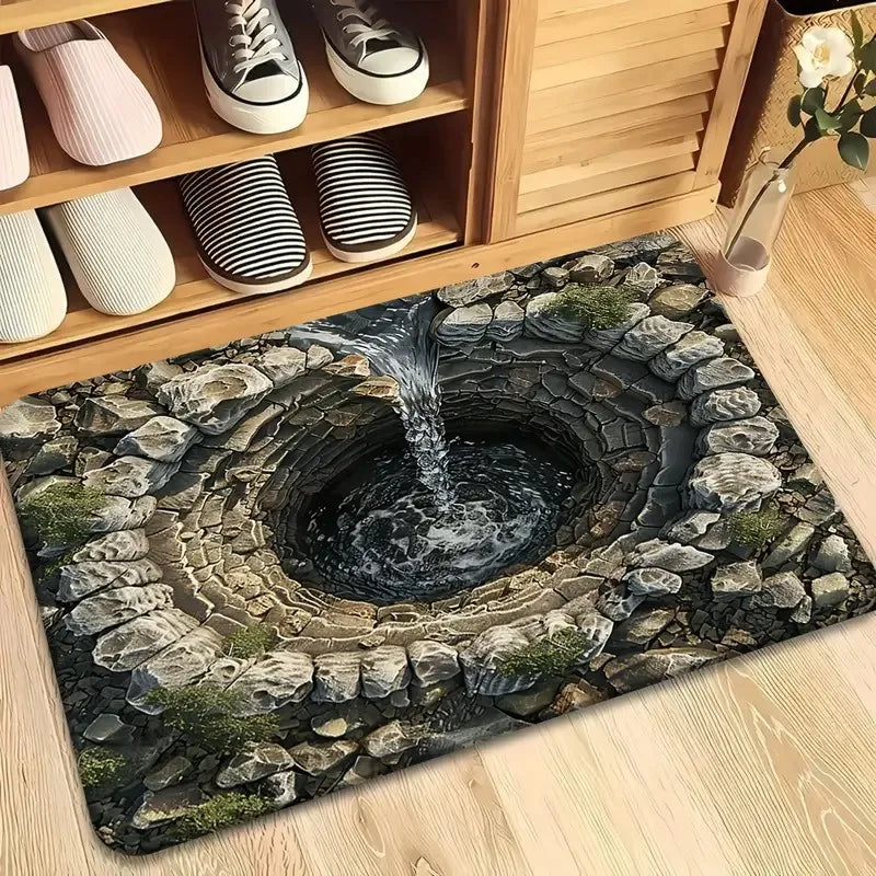 Front Door Mat 3D Optical Illusion Rugs