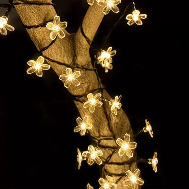 Solar LED Cherry Blossom Light String