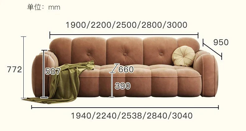 Brown Living Room, Small Apartment, Marshmallow Cloud Sofa