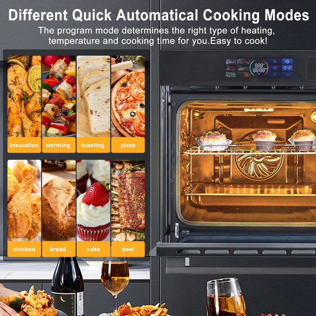 Electric Wall Oven, Steam, Grill, Air Frying