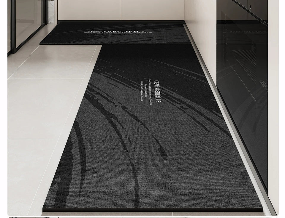 Kitchen Long Foot Mats, Non-slip, Oil-proof