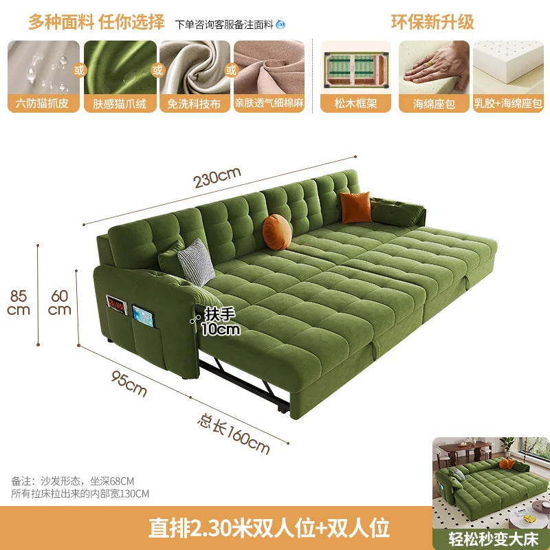 Modular Individual Sofa, Bed Convertible, Pull Out