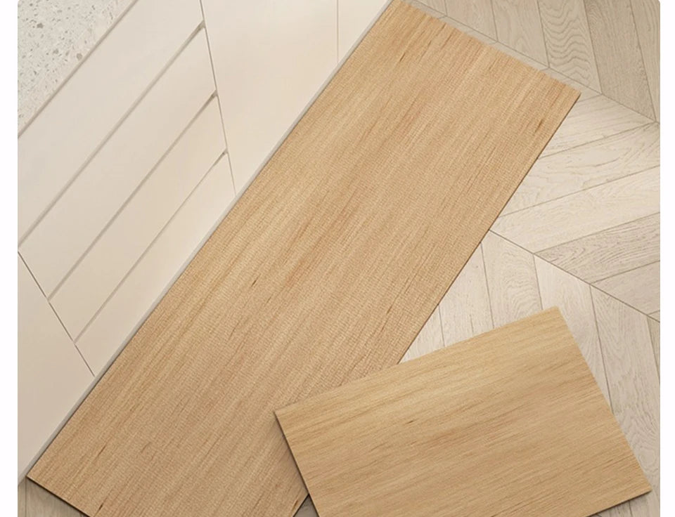Waterproof Floor Mat, Imitation Wood, Long Size