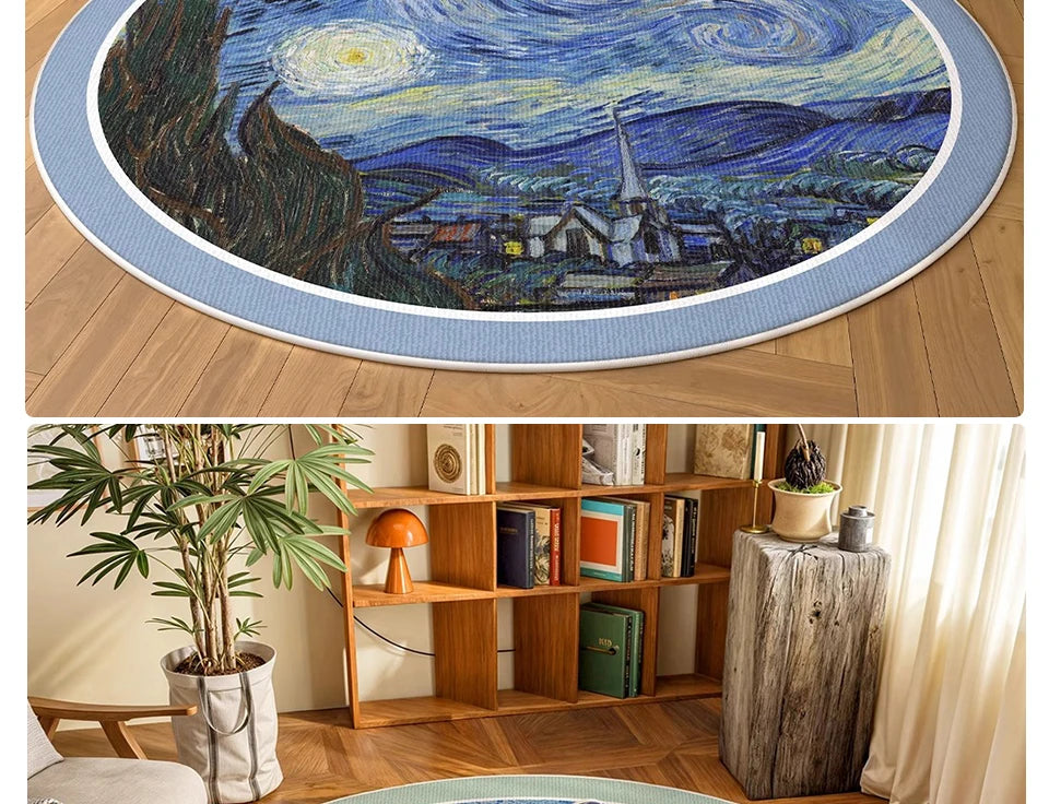 Round, Soft, Anti-slip Carpets