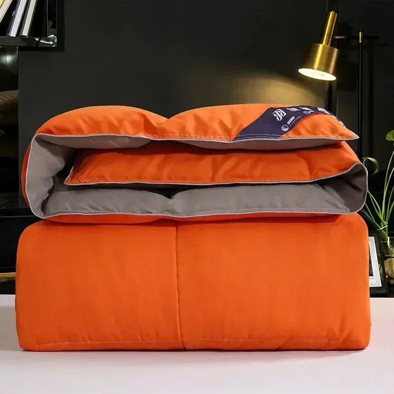 Goose/Duck Down Comforter, Cotton Cover, Various Colors, Sizes