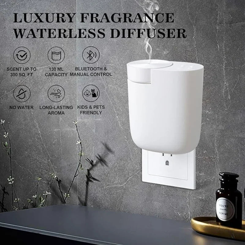 Plug-In Diffuser, Timer Control, Scent Intensity Button, Bluetooth APP