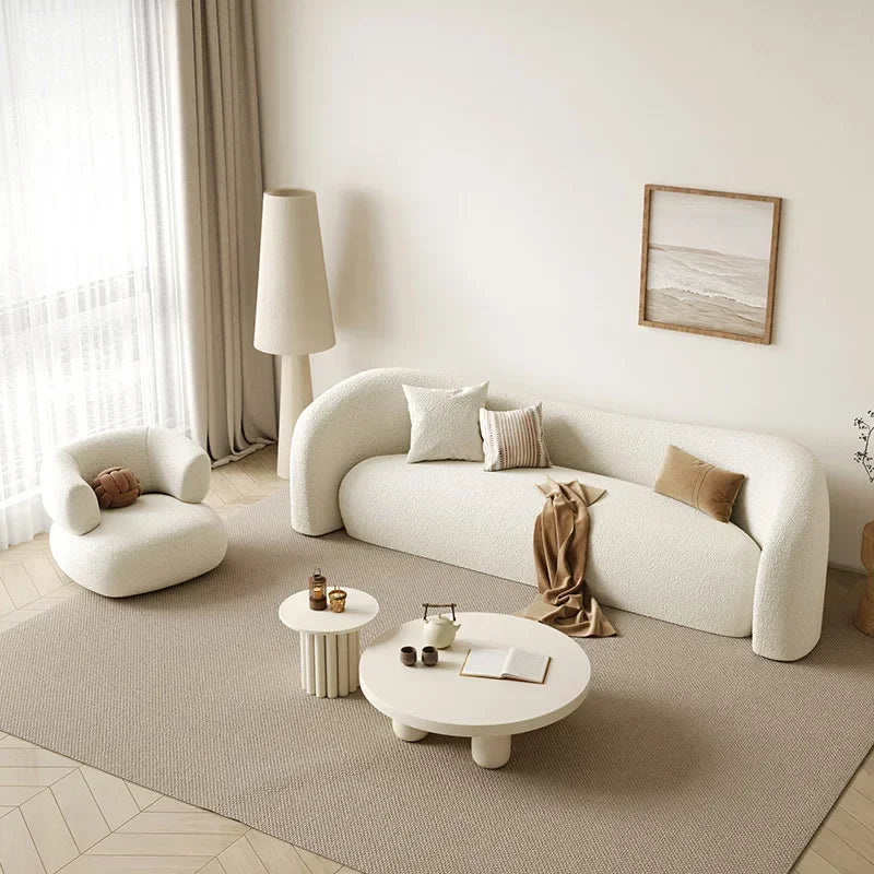 living room Sofas minimalist, Fabric