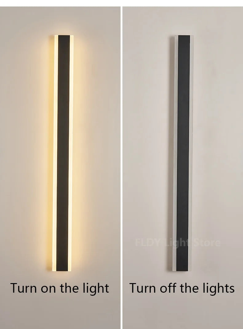 Long Strip Outdoor Waterproof Wall Garden Lights
