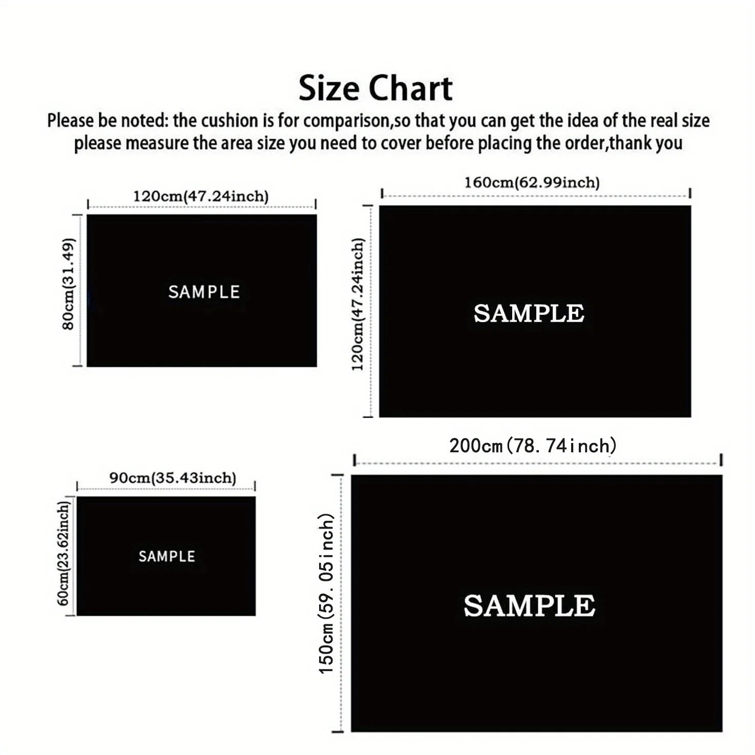 Cat Family Velvet Rug, Non Slip, Various Sizes