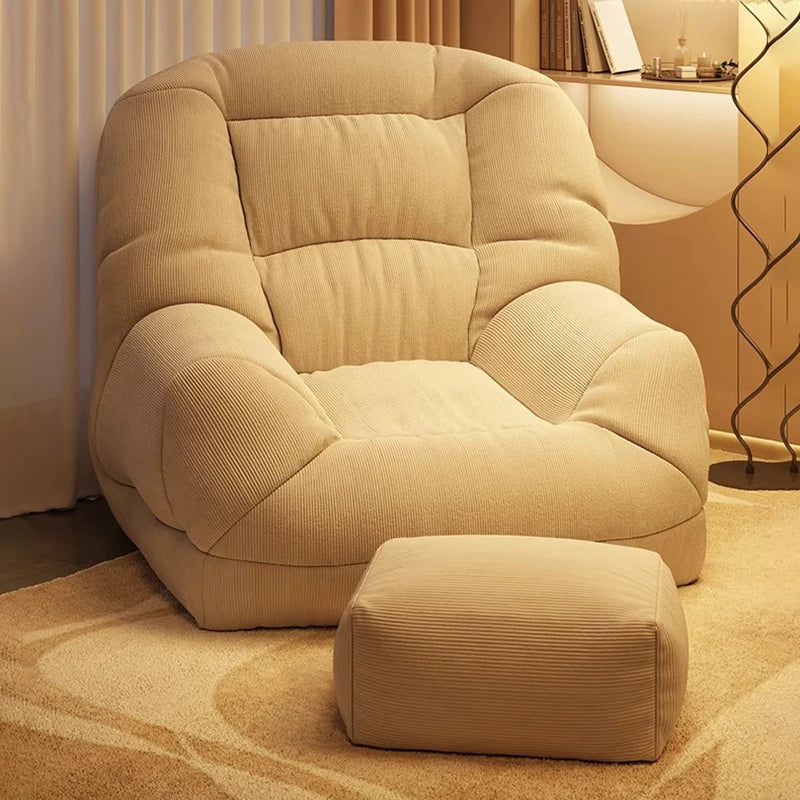Bean Bag 1-person Sofa, Ottoman
