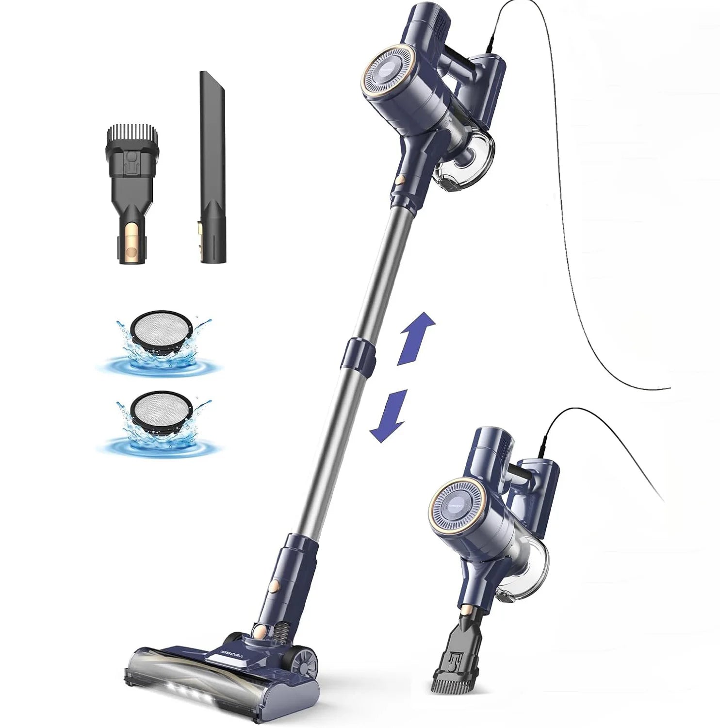 Corded Stick Vacuum, for Hard Floor Carpet