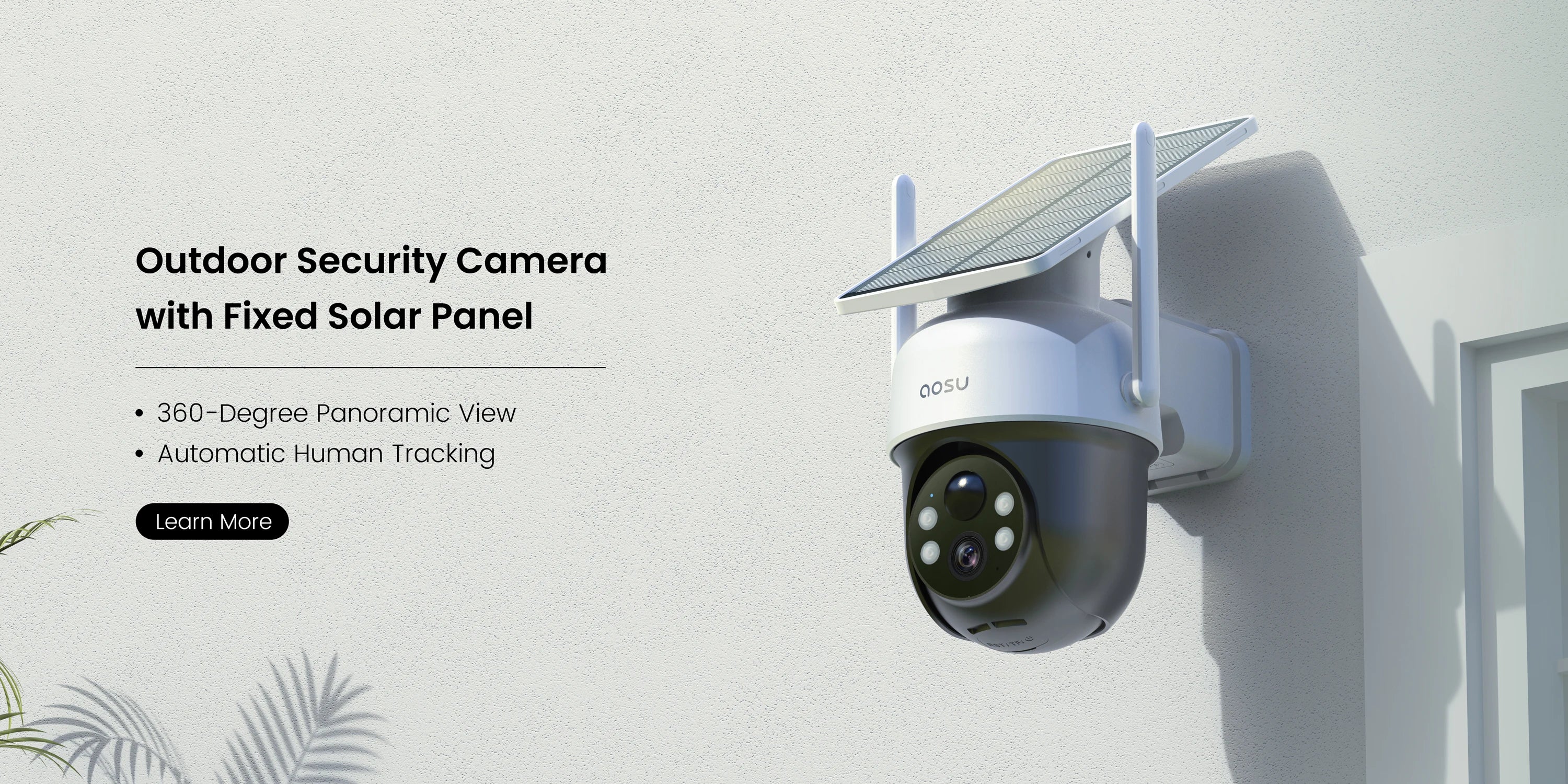 Solar Security Camera, WIFI, 2-Way Audio