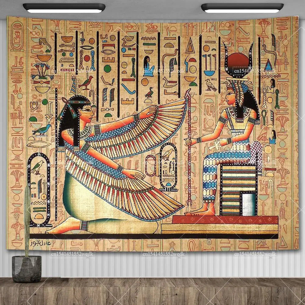 Egyptian Mythology Tapestries, for Room Aesthetic
