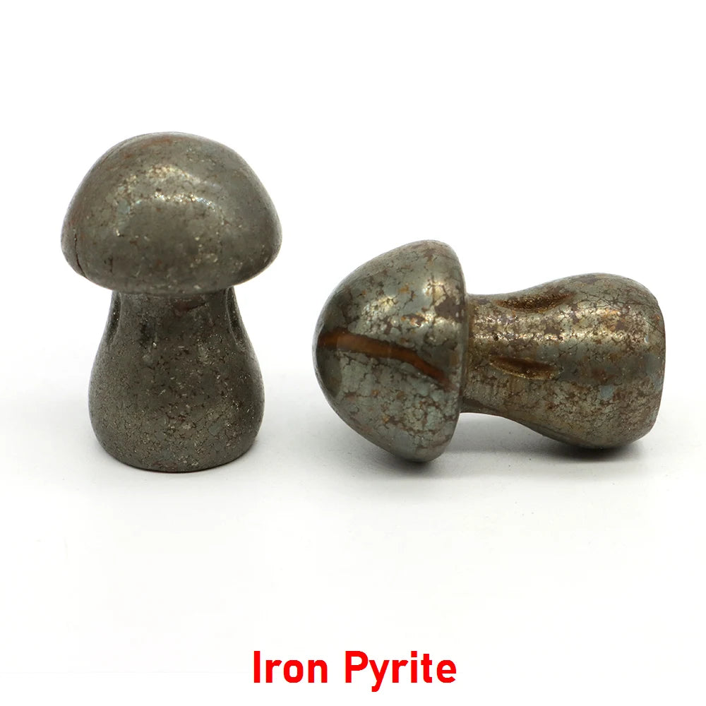 1.5" Crystal Mushroom Mineral Healing Home Decoration