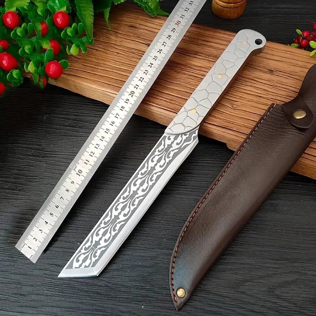 Stainless Steel Forged Chef Knives with Sheath