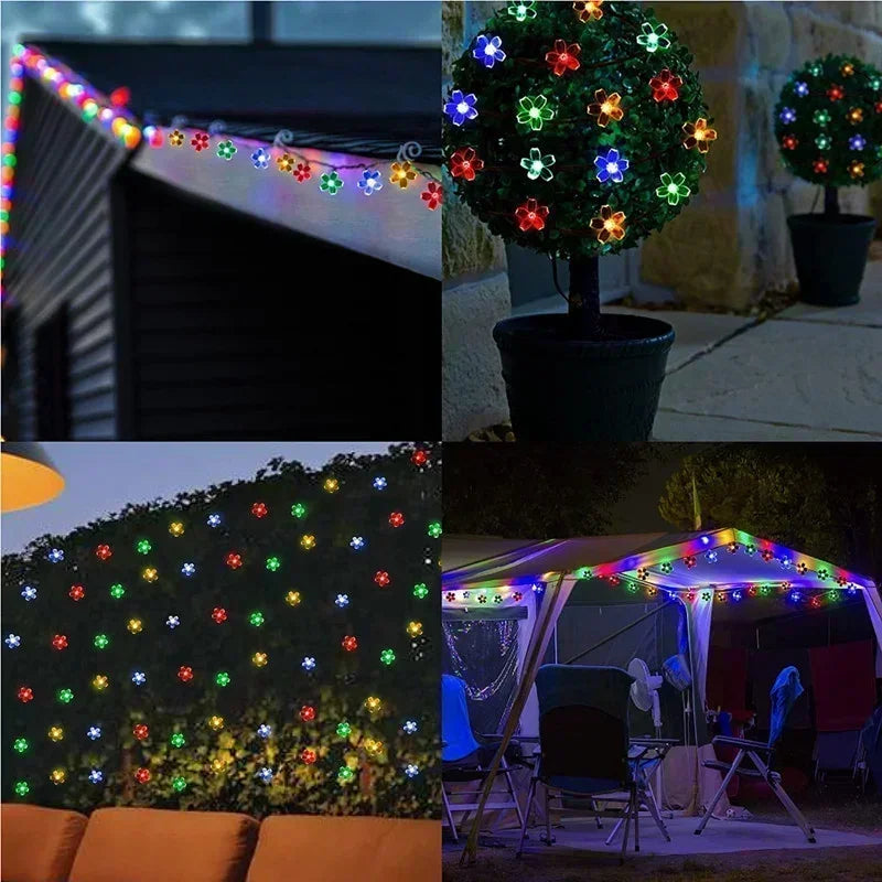 Solar LED Cherry Blossom Light String