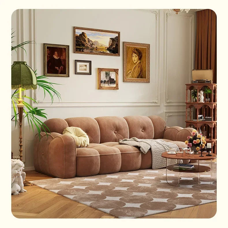 Brown Living Room, Small Apartment, Marshmallow Cloud Sofa