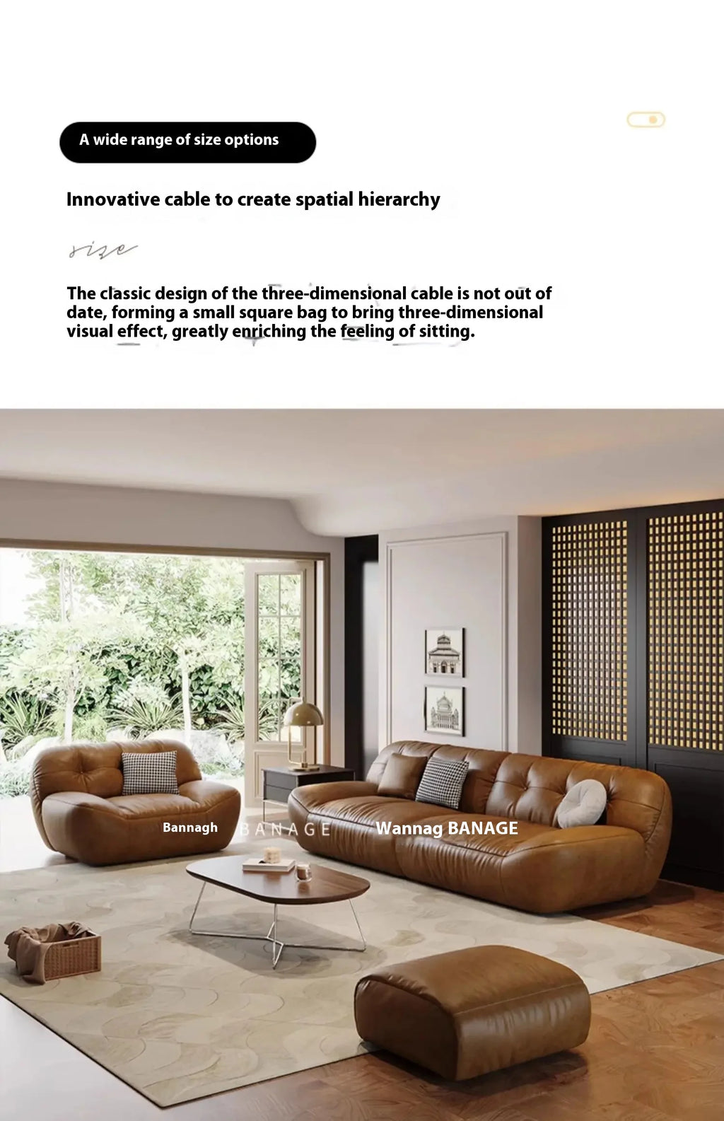 Leatherette Living Room Sectional Sofa Sets