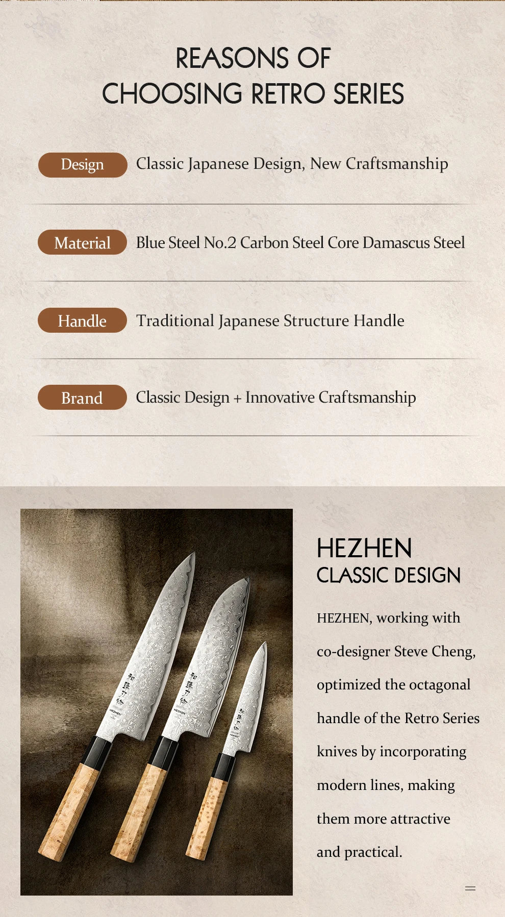 1PC Or 3PC Knife Set Damascus Steel Chef Knives