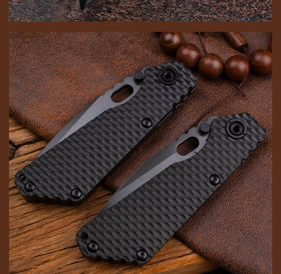 Titanium Handle, Folding Pocket Knife