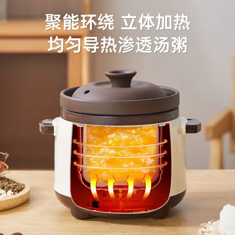 110V Electric Clay Pot Slow Cooker