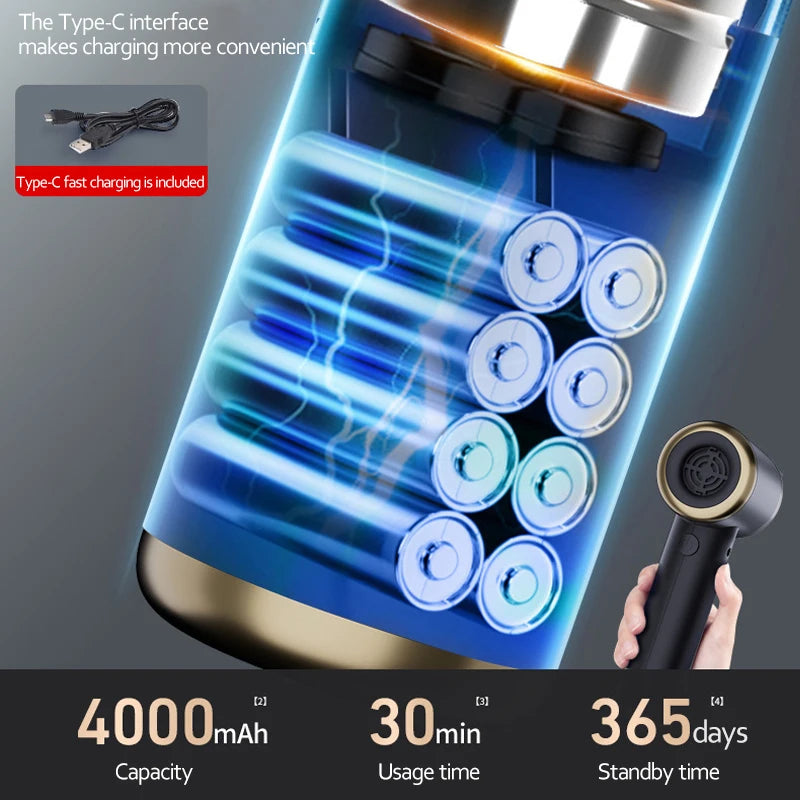 Suction and Blowing Mini Car Vacuum Cleaner