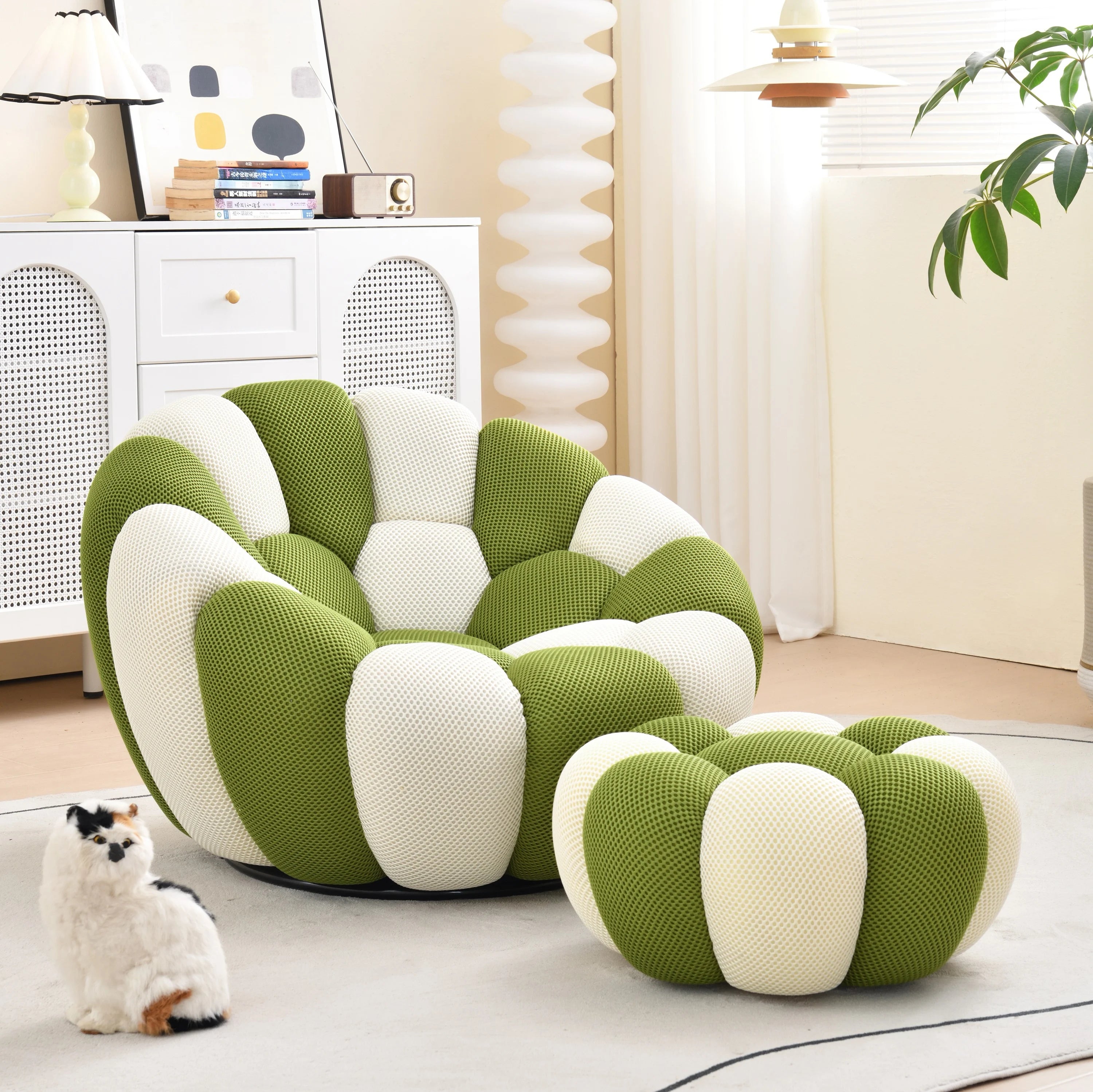 Single Seat Sofa Balcony and Bedroom, Rotatable