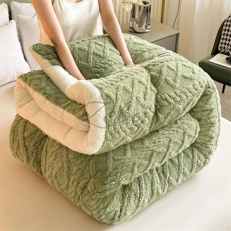 Warm Blanket, Artificial Lambswool Cashmere, Various Colors
